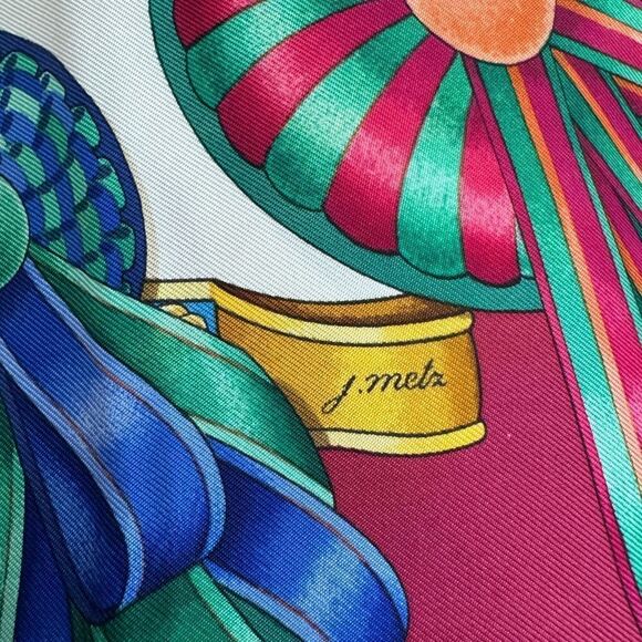 Hermes Les Rubans du Cheval Silk Scarf - Picture 4 of 8
